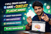 create anki flashcards and quizlet flashcards for you