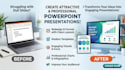 design a clean and professional powerpoint presentation