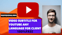 professional a unique video subtitles