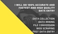 do accurate, fastest and high quality data entry