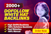 2000 high quality contextual dofollow seo backlinks