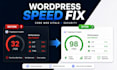 optimize wordpress speed, fix core web vitals and security issues