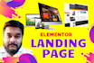 build innovative elementor pro capture page