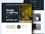 design landing page and website design in figma