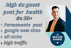 provide high da guest post google SEO
