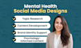 create engaging mental health social media designs