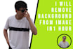 remove background photo and object