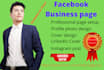 do facebook page set up and social media post design