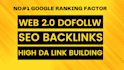 build seo backlinks dofollow web 2 0 link building