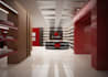 interior design with 3d realistic render for commercial
