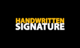 animate your handwritten text or signature
