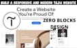 create tilda website, design tilda landing page, ecommerce tilda zero builder
