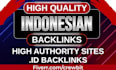 provide high authority indonesian id backlinks