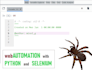 automate web tasks using python and selenium