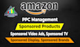 optimize amazon PPC campaigns, setup sponsored ads manage fba PPC sales