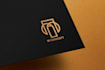design a modern and luxury minimalist initial letters logo
