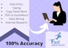 do data entry and typing