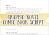 write a comic book or graphic novel script 24 pages max