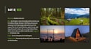 design an attractive travel content presentation