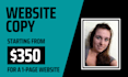 write website copy that converts visitors into buyers