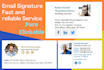 make simple clickable HTML email signature for outlook  gmail etc