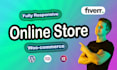 build a wordpress ecommerce website, online store, woocommerce website