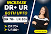 increase url rating ahrefs ur domain rating ahrefs DR