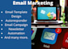 do mailchimp email design and email template design
