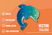 vectorize, fix, edit or redesign your logo or imagen