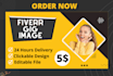design fiverr gig image, thumbnail, or cover picture
