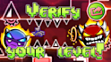 verify legit a level for you in geometry dash