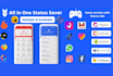 create all in one status saver downloader app