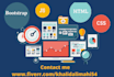 develop websites using html css bootstrap javascript