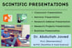 make scientific research presentations
