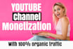 do organic youtube channel monetization