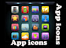 design minimalist app icon , logo , banner design