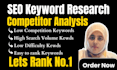 do indepth profitable SEO keyword research and competitor analysis of website