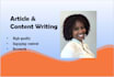 write engaging, high quality, articles, and posts