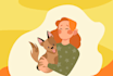 draw simple flat style illustration, vector illustration