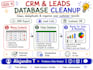 organize and clean your CRM, leads, or customer database
