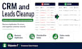 clean and organize your CRM, leads, or customer database