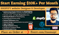 make professional e commerce website on shopify woocommerce
