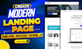 create html landing pages optimized for high conversions and speed