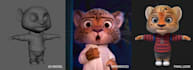 do 3d texturing and character look development