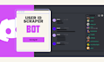 develop a bot that quickly finds user ids in discord