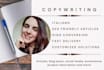 write SEO friendly articles according to clients needs