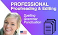 proofread and edit your english document
