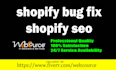 shopify bug fix, shopify seo
