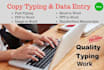 help you with typing jobs