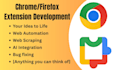 develop a custom chrome extension with automation, scraping, or API integration